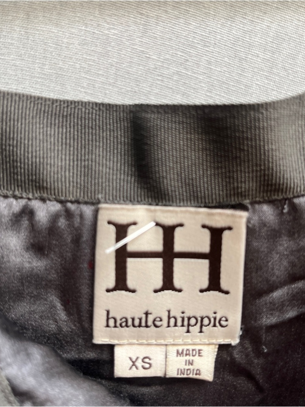 Haute Hippie Beaded Silk Mini Skirt Embellished XS - Picture 2 of 10